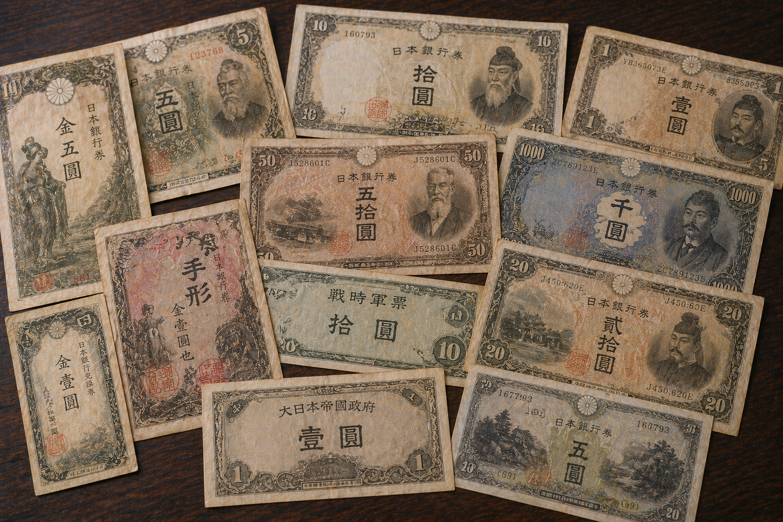 古紙幣と旧紙幣の買取査定